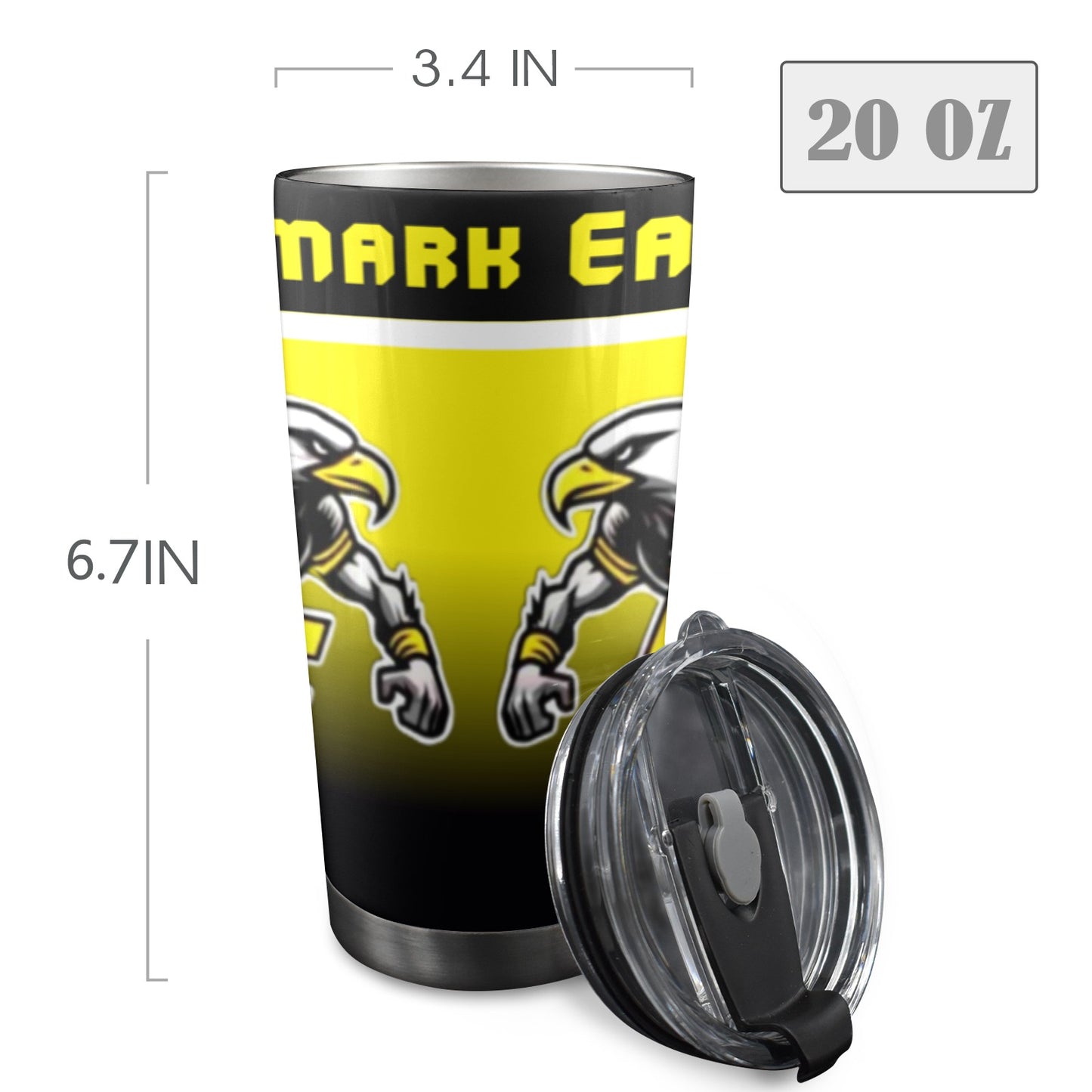 HYA Eagles Football Tumbler 1