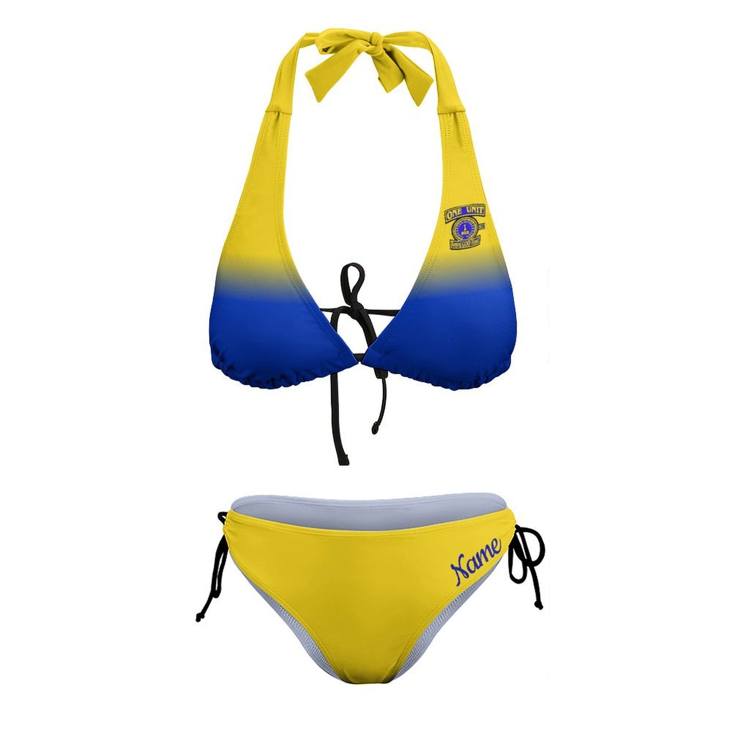 One Unit Plus Sized Bikini Halter 3