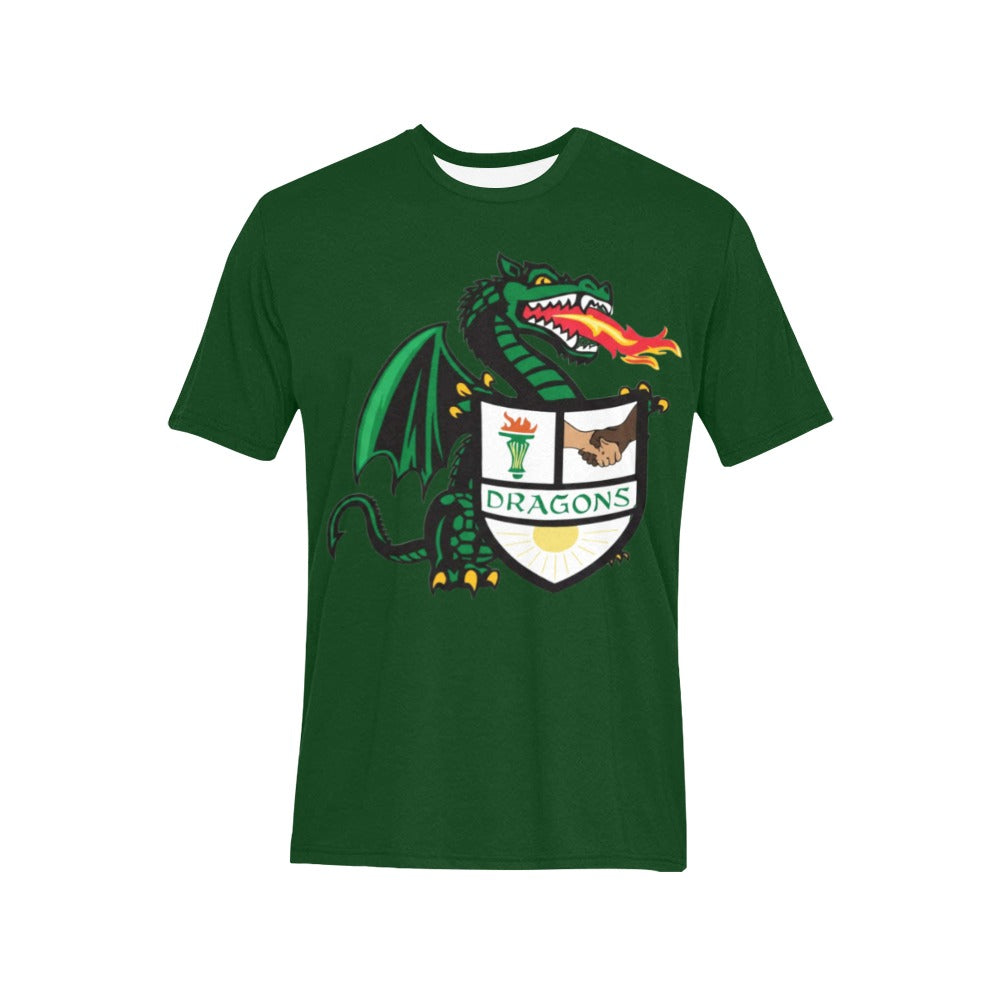 Allderdice Dragons Tee Drk Grn