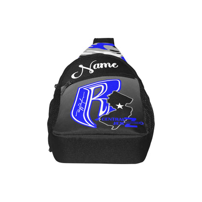 Central JerZ  Crossbody Bag Blue Camo