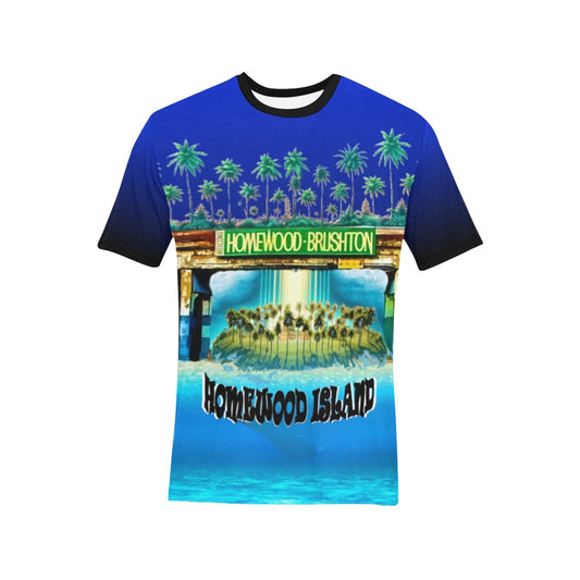 Homewood Island T-shirt Blue