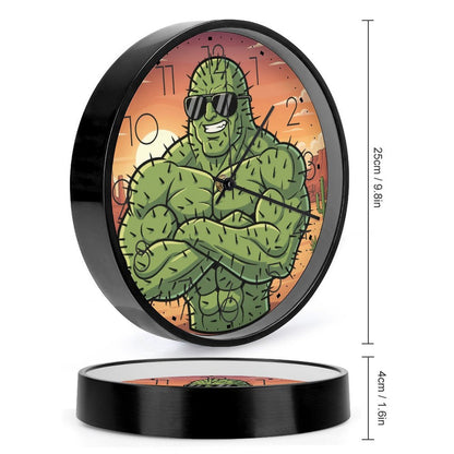 Plant Love 10x10 Wall Clock - Cactus