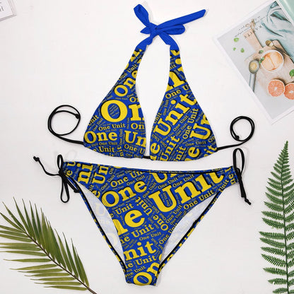 One Unit Plus Sized Bikini Halter 1