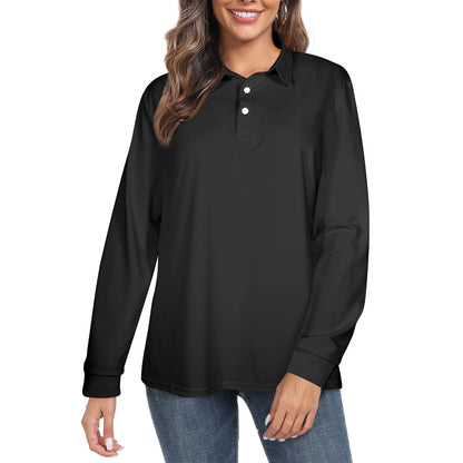 CMR Womens Long Sleeve Polo Shirt