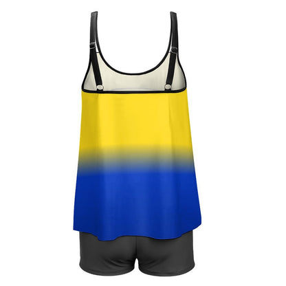 One Unit Two-Piece Swimsuit 2 Plus Sized