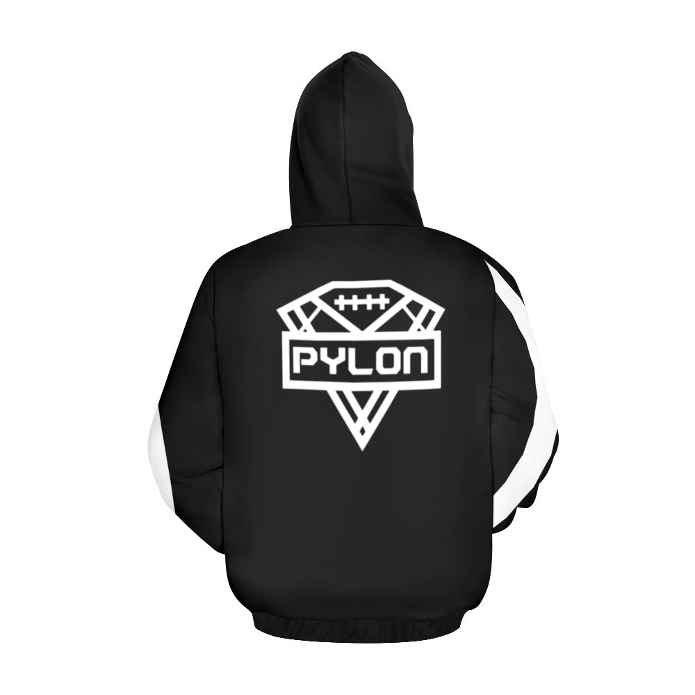 Pylon Printed Hoodie Blk