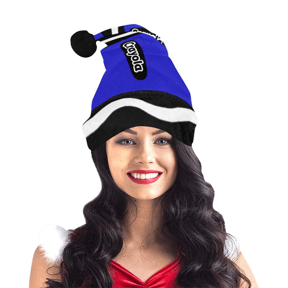 Santa Hat Crayola Blue