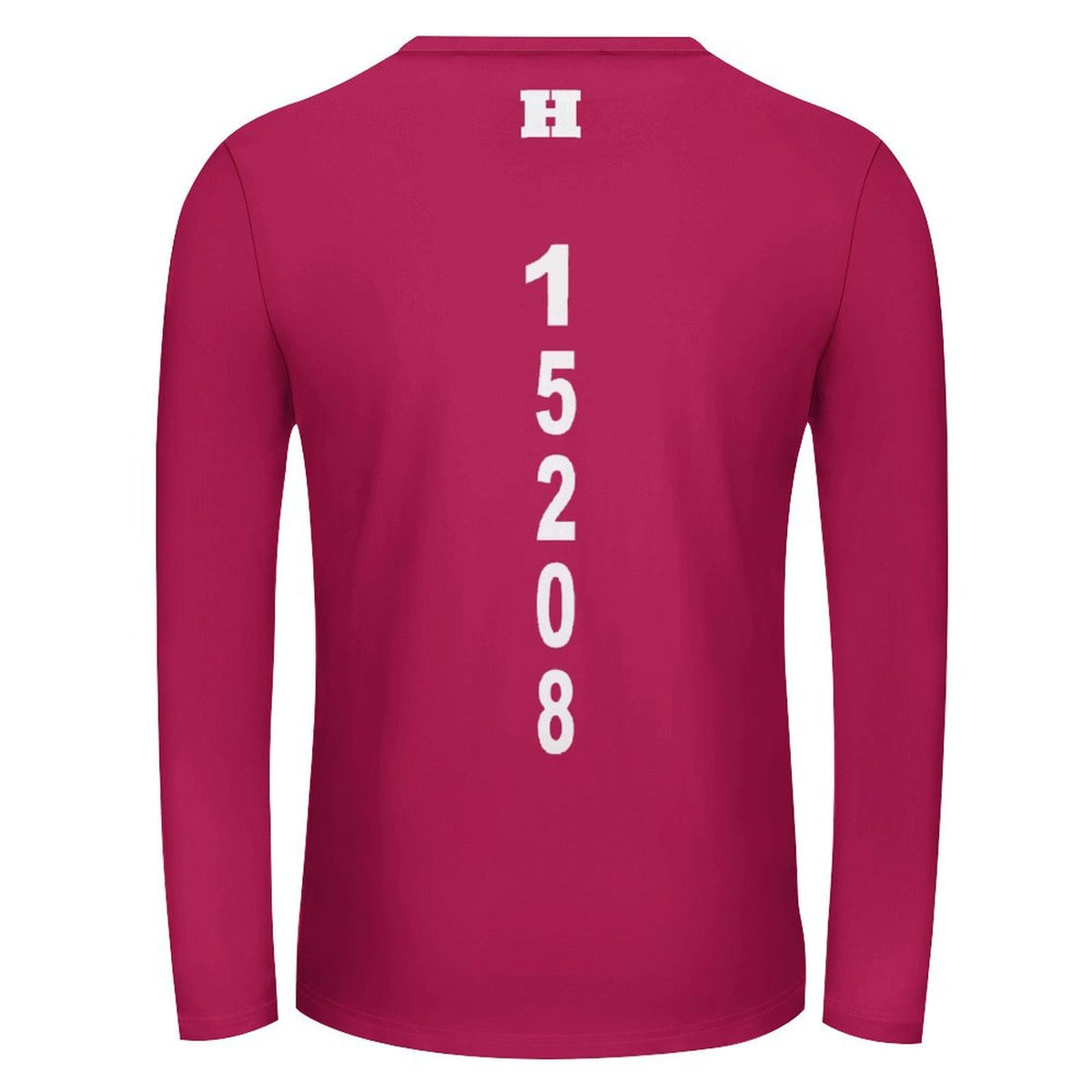 Homewood H Long Sleeve Pnk/Wht