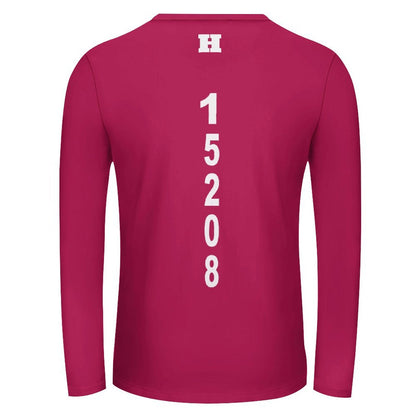 Homewood H Long Sleeve Pnk/Wht