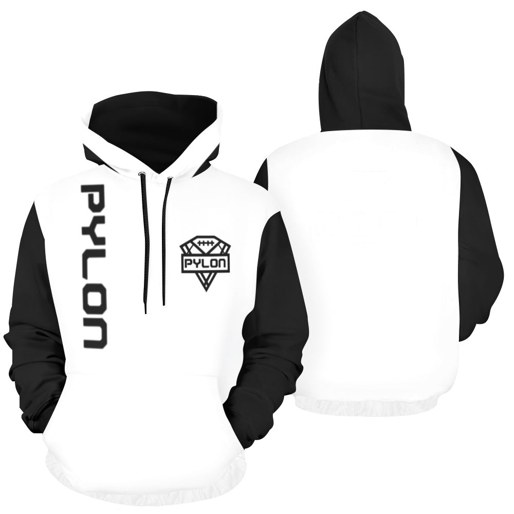Pylon Printed Hoodie Wht