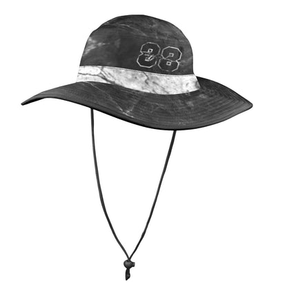 RR Stonewashed Wide Brim Bucket Hat Blk