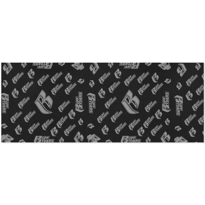 RR Christmas Wrapping Paper 58" x 23" 2 Rolls Blk/Silver