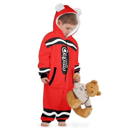 Kids Crayon Onesie Red