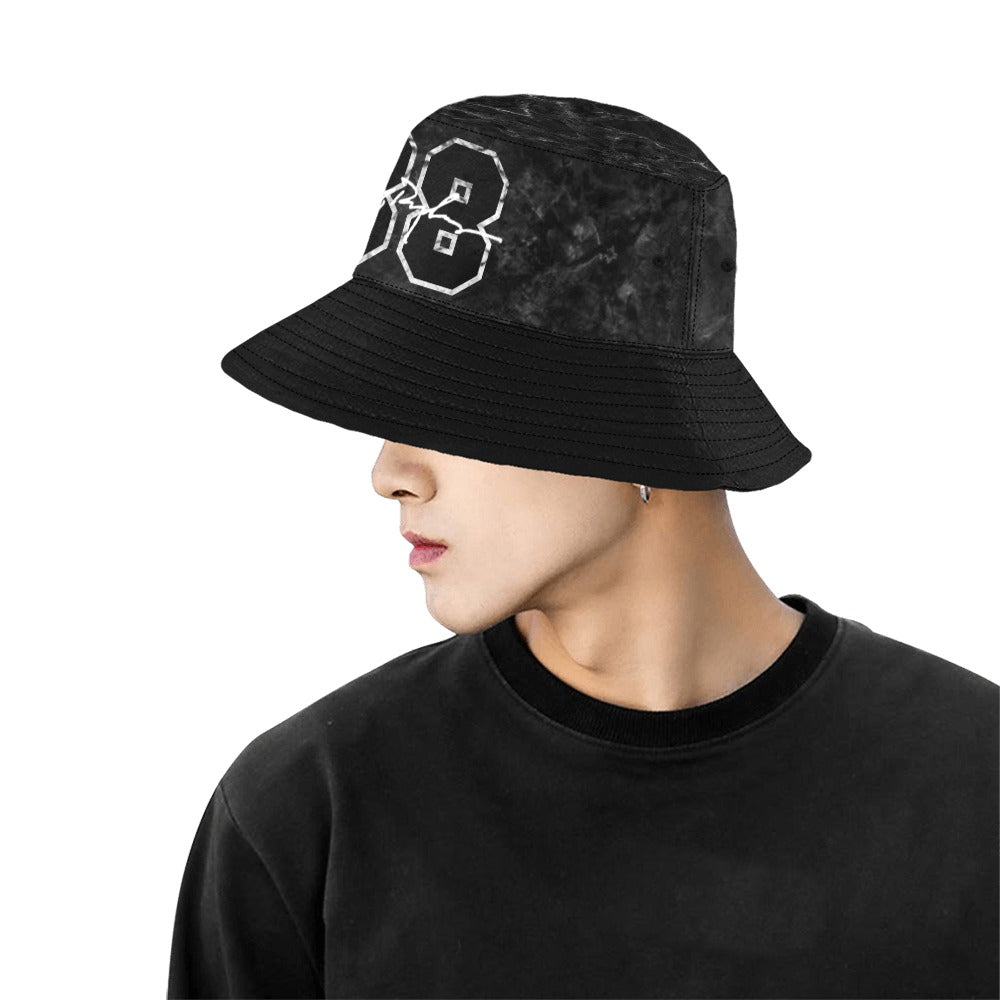 RR Bucket Hat Stonewash Blk