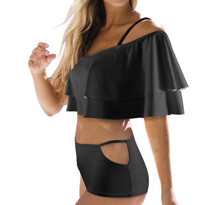 CMR Ruffled Off Shoulder Bikini