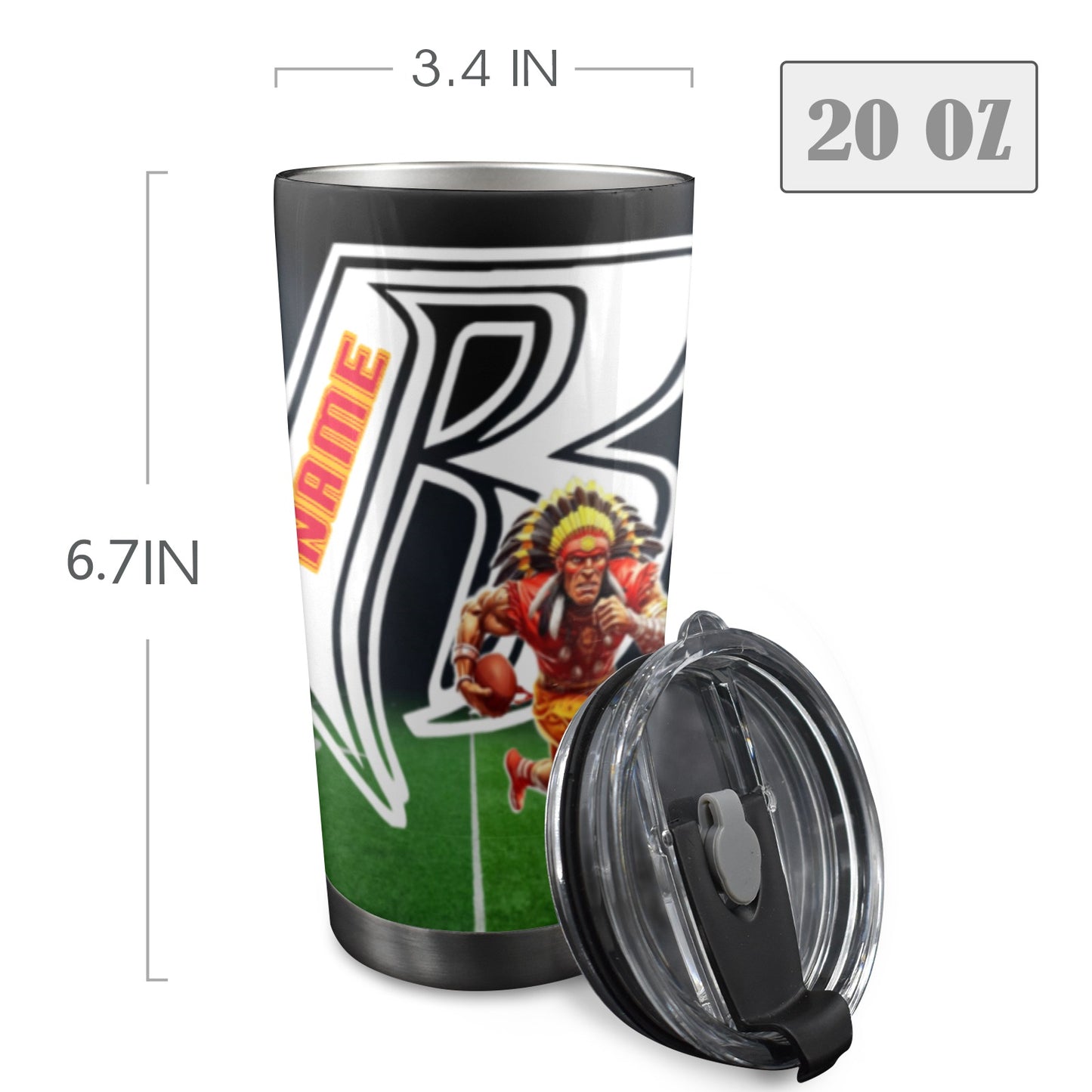 RR Chiefs 20oz Mobile Tumbler 2024