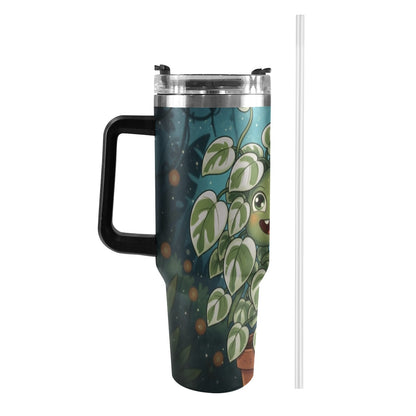 Plant Love NJOY Pothos 40oz Stainless Steel Tumbler