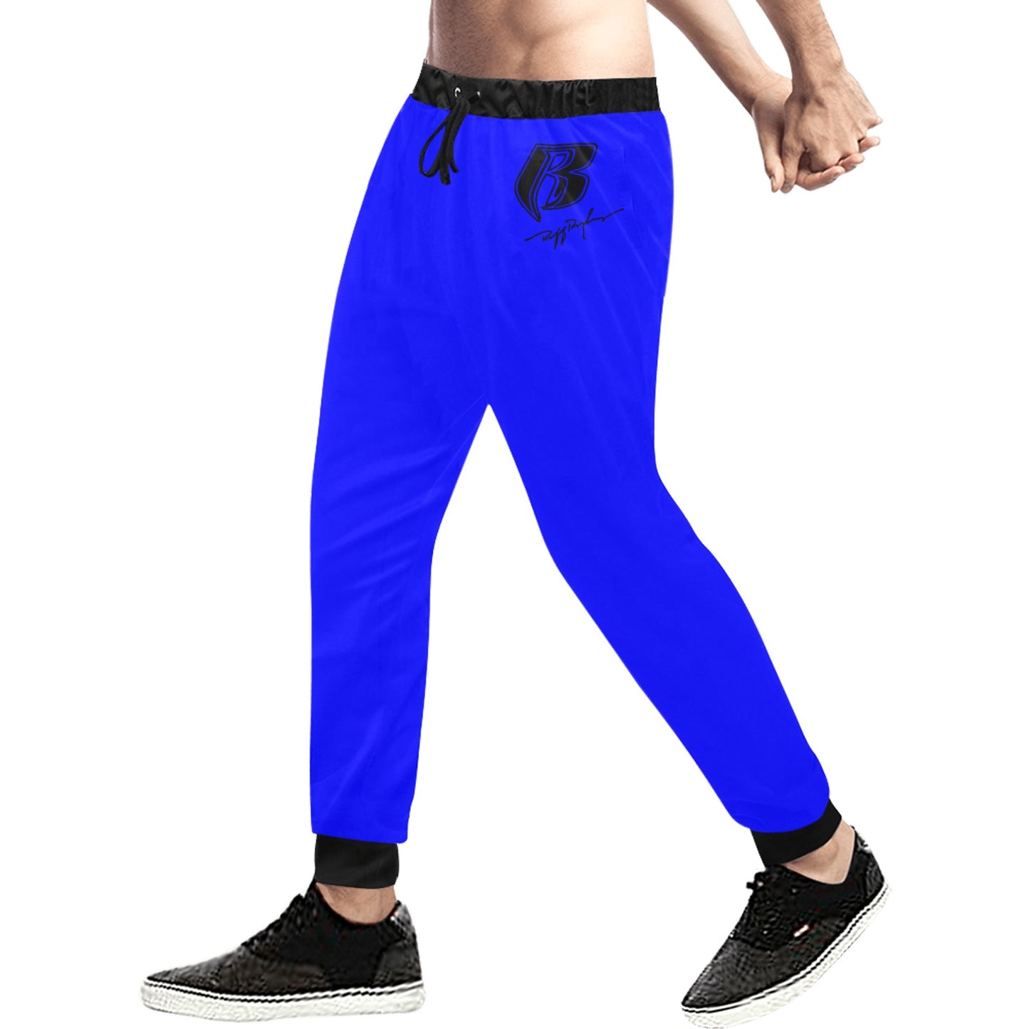 Mens Joggers Blue/Blk RR