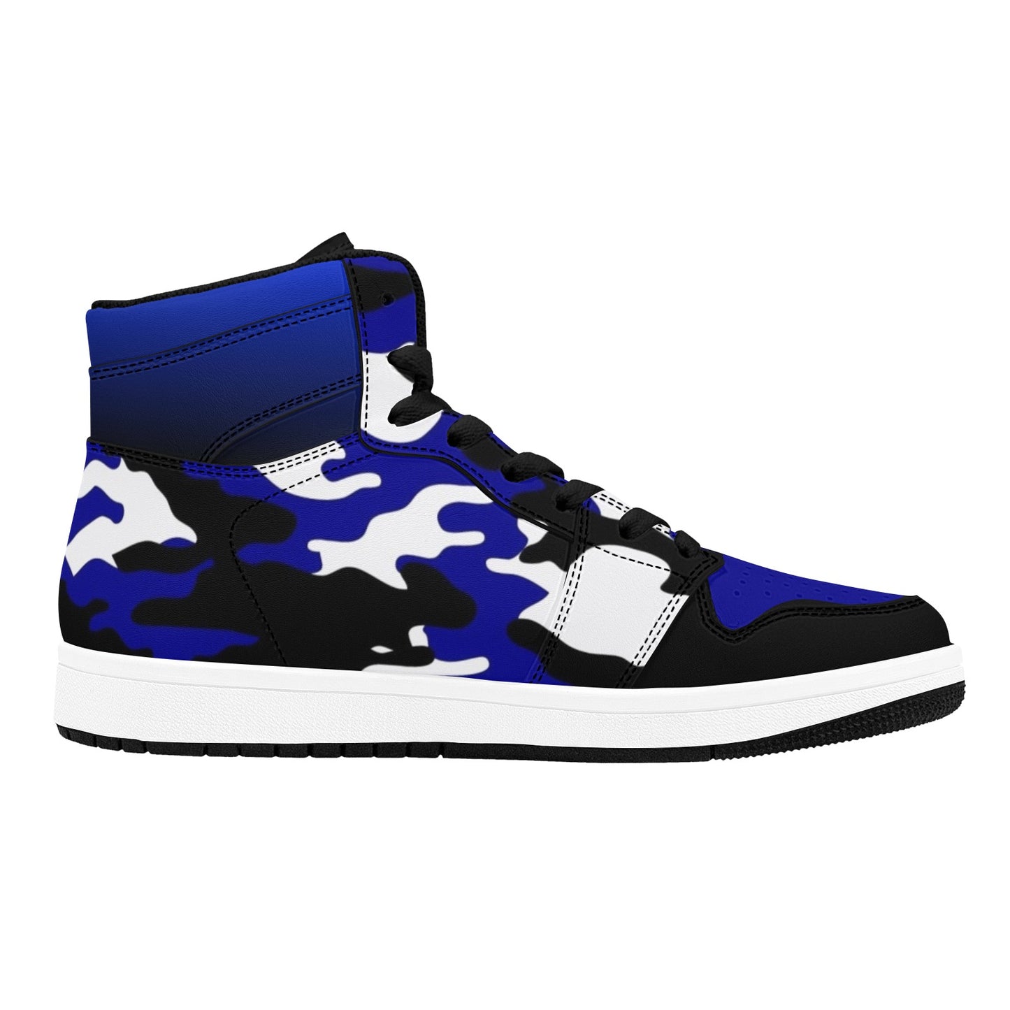 RR Royal Blue Camo High Top Sneakers