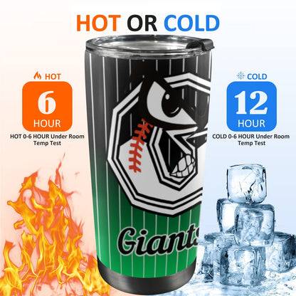 Giants Tumbler 2026 20oz Mobile Stainless Stee Tumbler with Lid