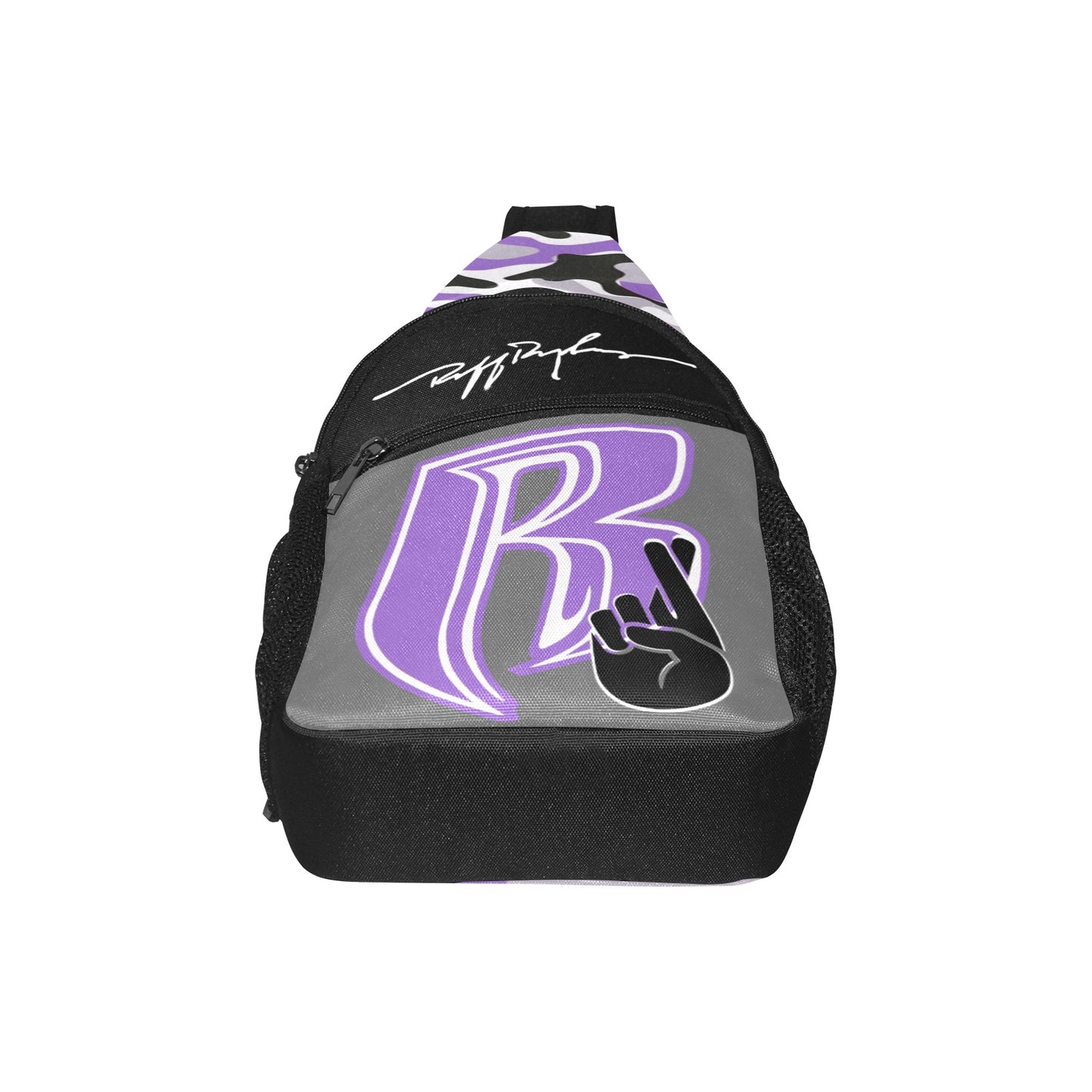 RR Crossbody Bag Purple Camo