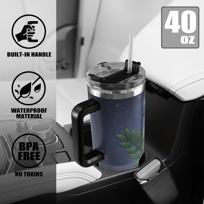 Plant Love ZZ Plant 40oz Stainless Steel Tumbler