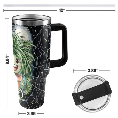 Plant Love Spider Plant 40oz Stainless Steel Tumbler