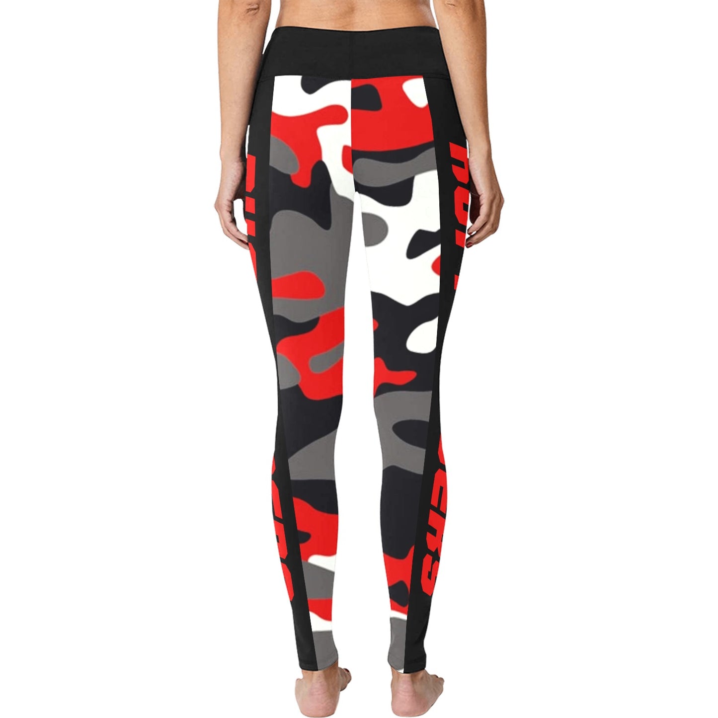 Red Camo Leggings