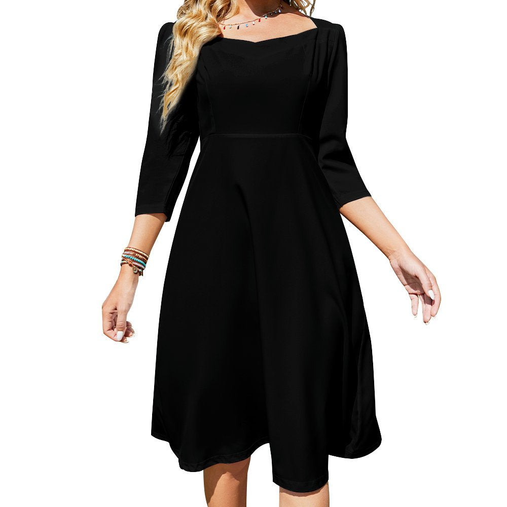 CMR 1/4 Sleeve Casual Dress