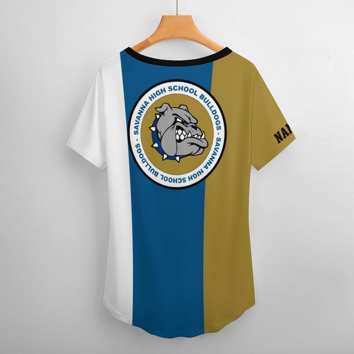 Savanna Bulldogs V Cut Women's Tee