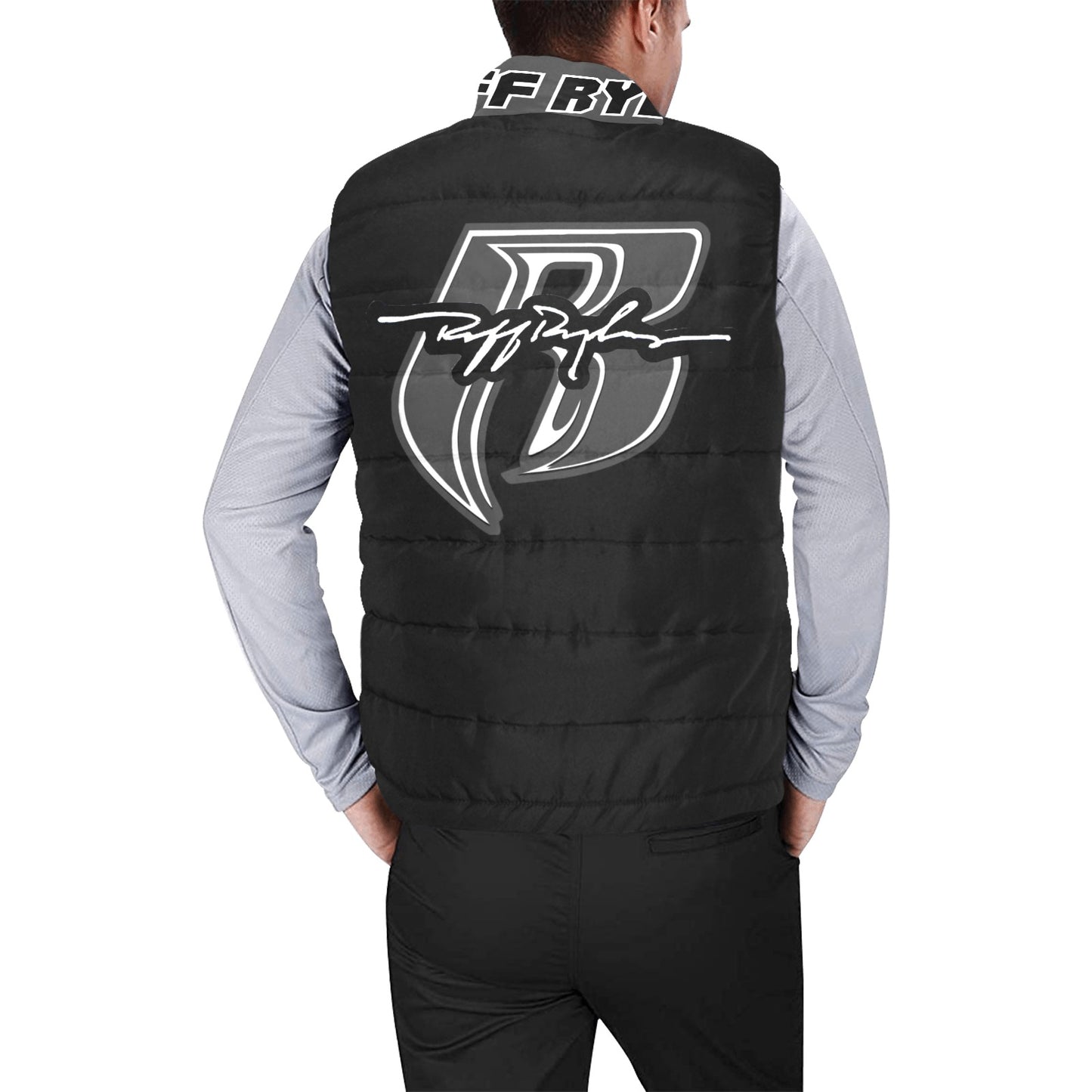 RR Blk Shadow Sleeveless Bomber Blk/Gry