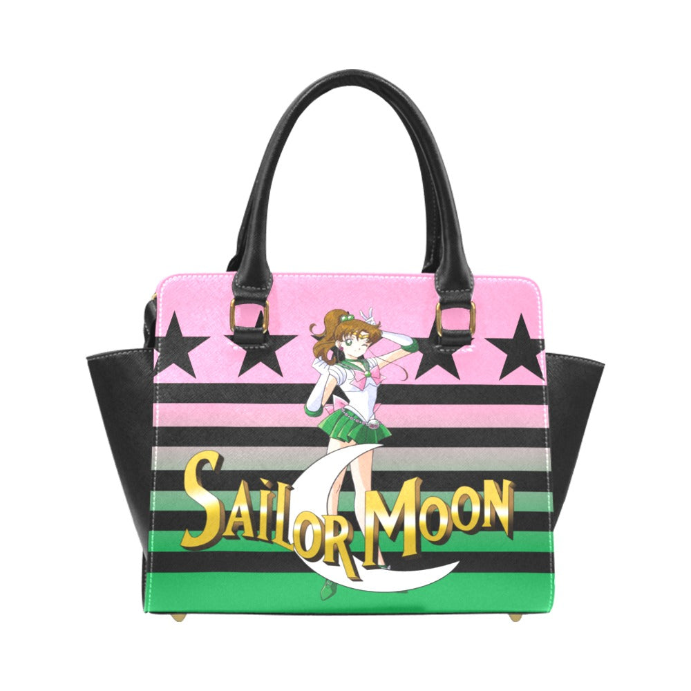 Sailor Jupiter Rivited Shoulder Handbag