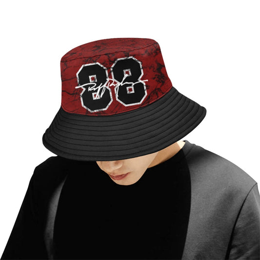 RR Bucket Hat Stonewash Red