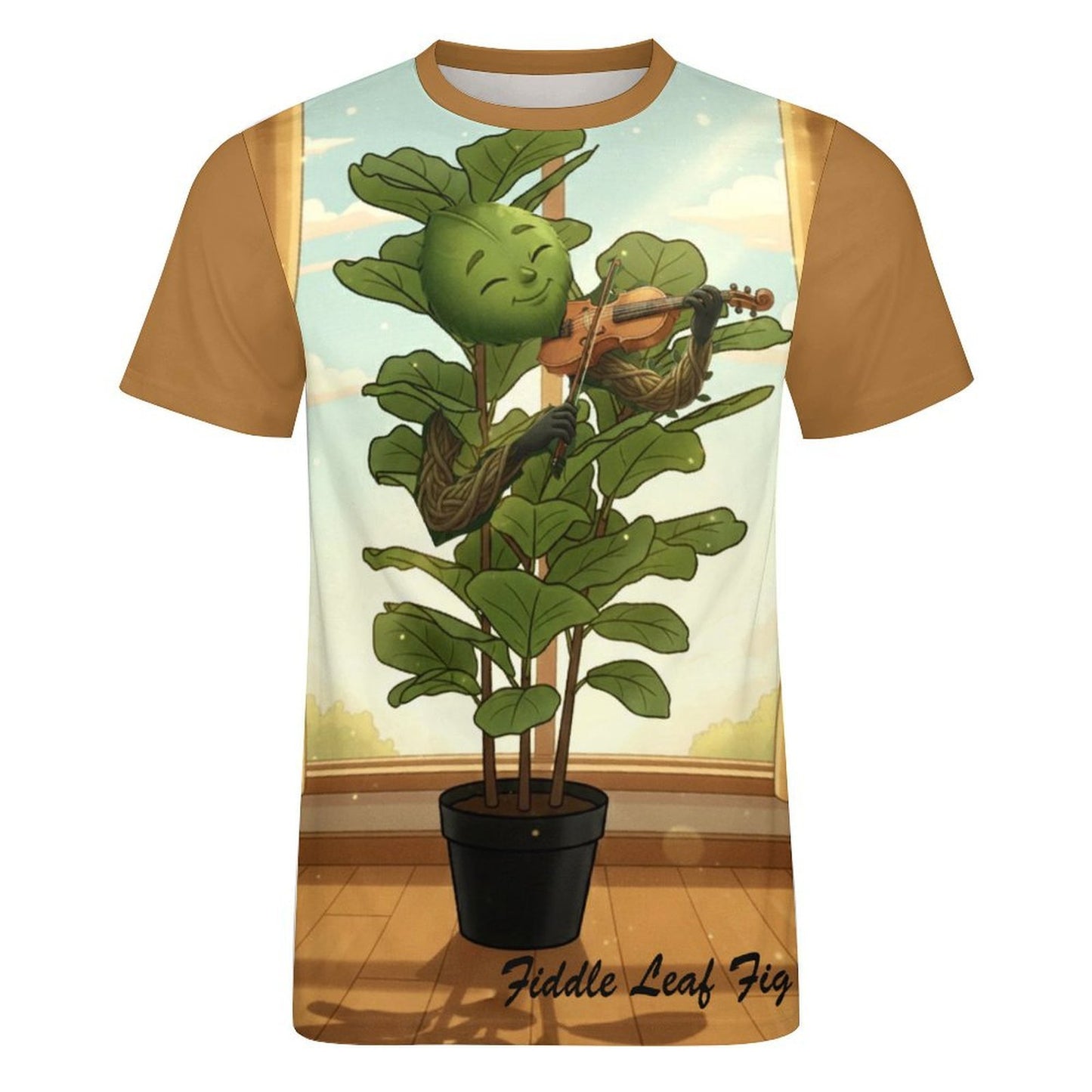 Plant Love Ice Silk Tee - Fiddle Leaf Fig