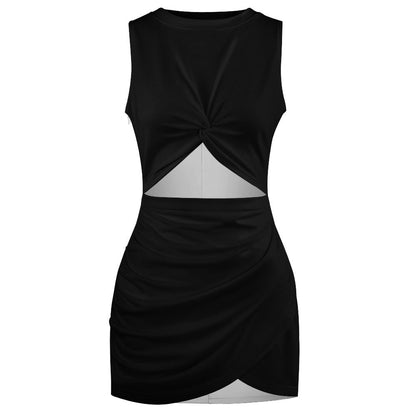 CMR Navel-Baring Cross-Fit Hip Dress