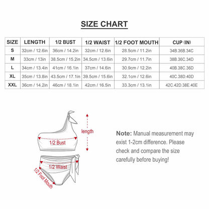 CMR One Shoulder Bikini with Ties