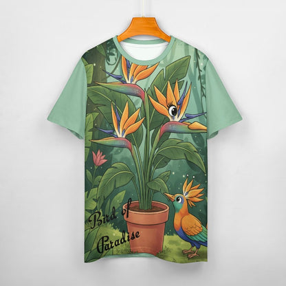 Plant Love Ice Silk Tee - Bird of Paradise