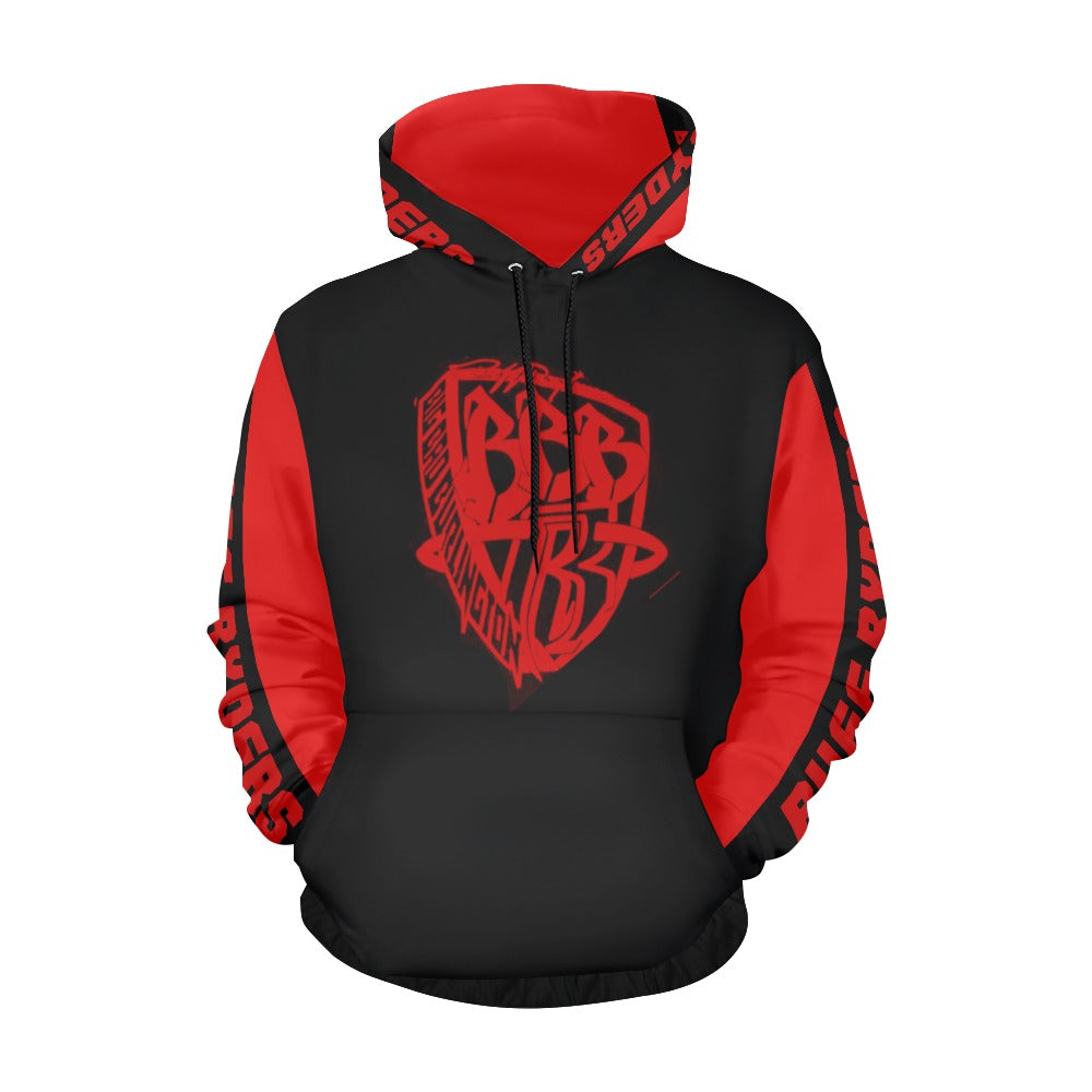 BBB Big Bad Burlington Hoodie - State Design Red