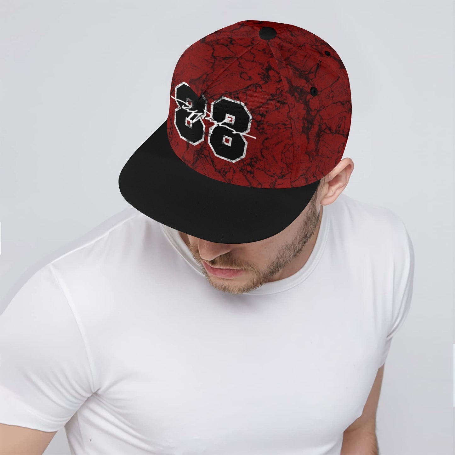 RR Stonewash Hat Red