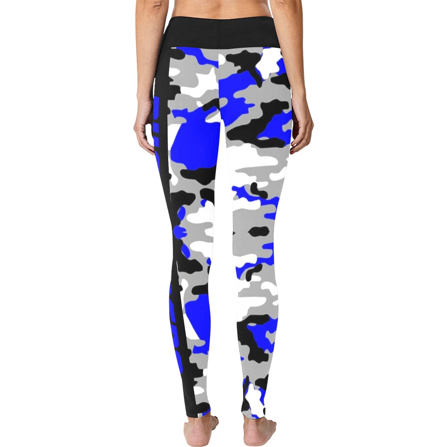 Camo Leggings Blue