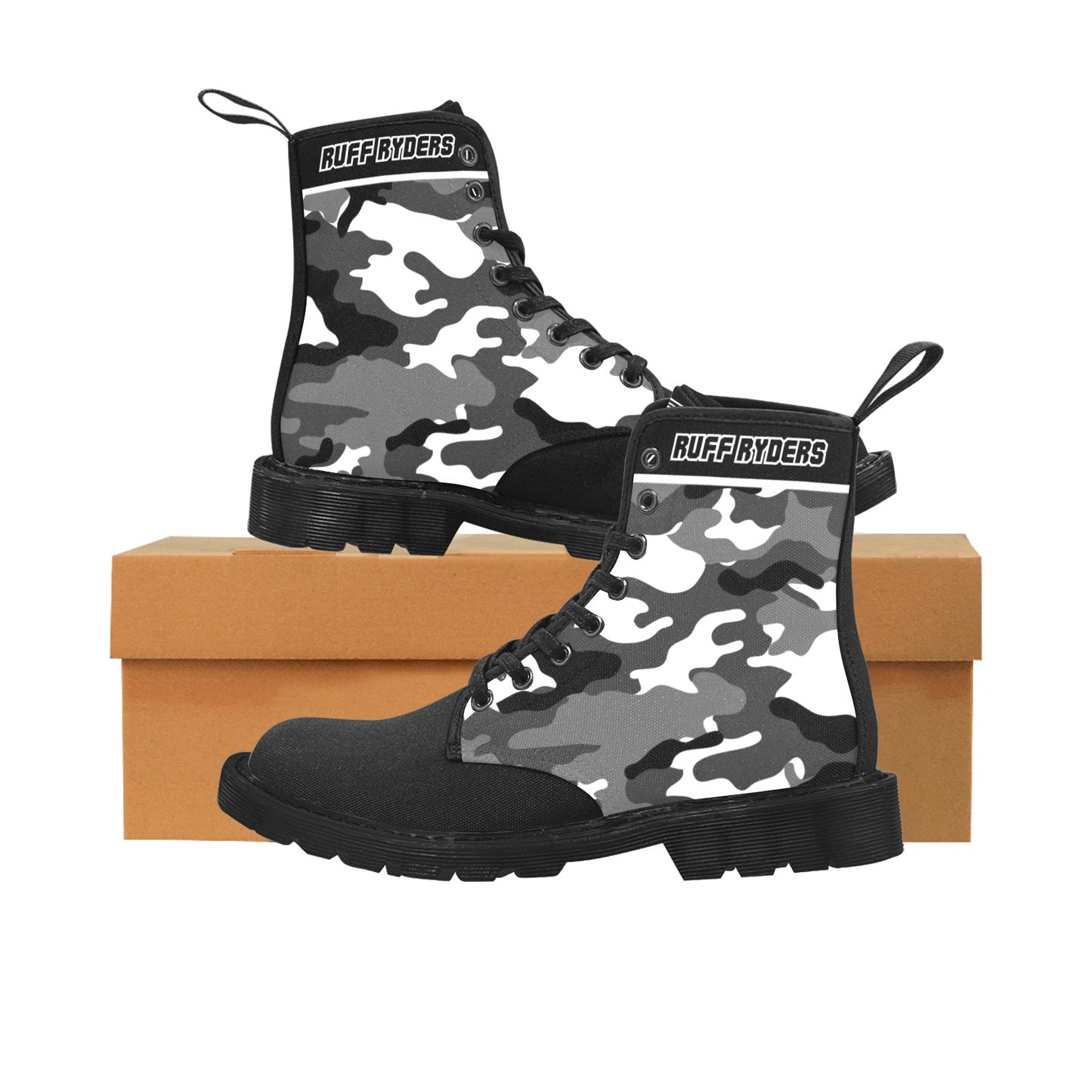 Canvas Boots City Camo