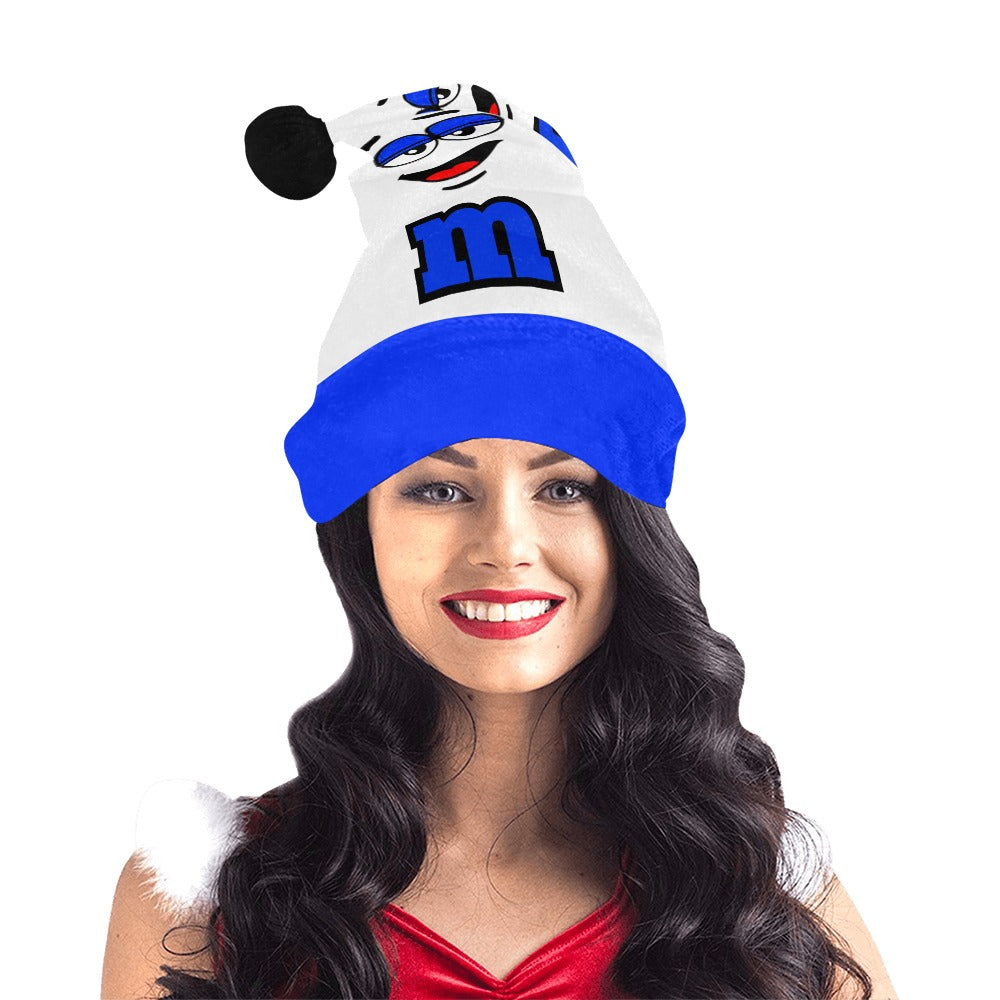 Santa Hat M&M Blue