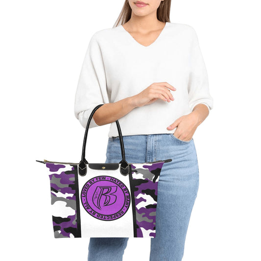 RR Lrg Handbag Purple Camo