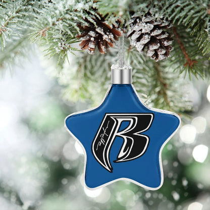 RR Christmas Hanging Star - Blue