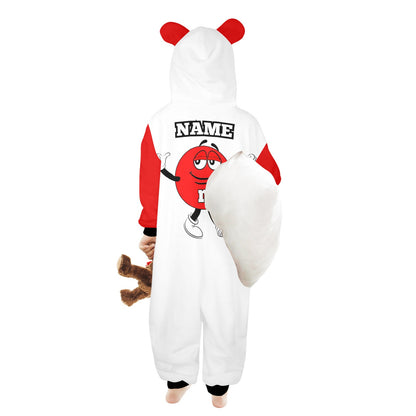 Kids M&M Onesie Red