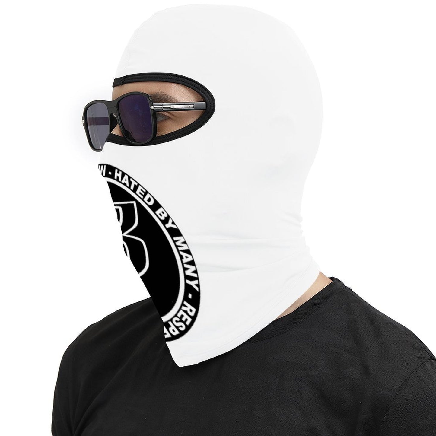 RR Full Mask White Logo