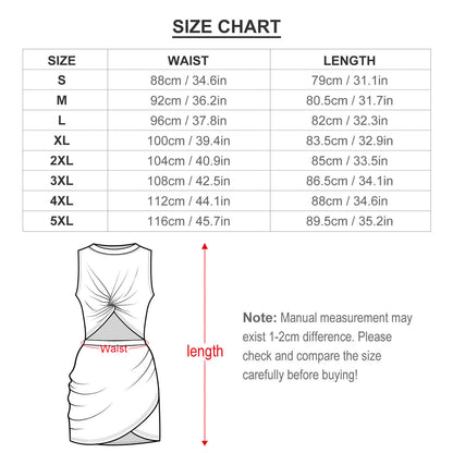 CMR Navel-Baring Cross-Fit Hip Dress