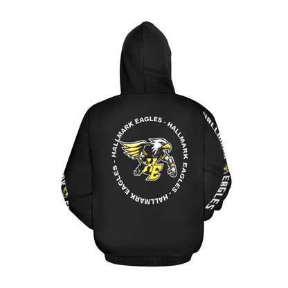 HYA Eagles Football Silky Hoodie Blk