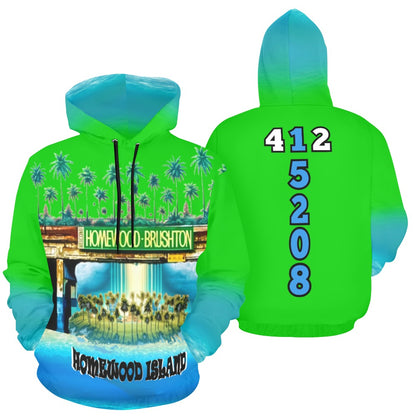 Homewood Island Hoodie Green