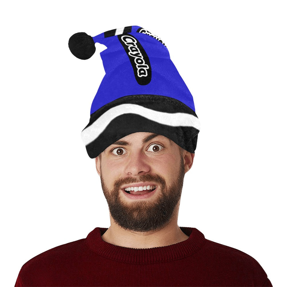 Santa Hat Crayola Blue